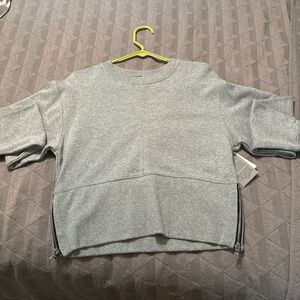 DKNY Sport Heather Gray Sweatshirt